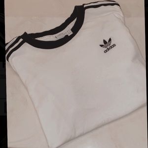 •Adidas T-shirt • (fits big for size medium)